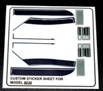 Custom Decal for 8036 Replacement Sticker Sheet