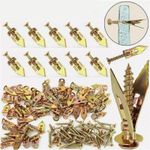 Self-Drilling Anchors with Screws Set Drywall Anchor Expansion Dowels