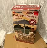 Connect-It 2000W Electric Outdoor Parasol Heater Patio Garden Umbrella
