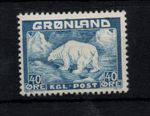 Greenland 1938 40 ore Polar Bear MNH SG6A WS38644