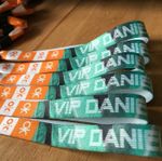 Personalised festival wristbands - Fabric: 100% Custom - stag, hen do, wedding