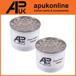 2x Fuel Filter Element for Massey Ferguson 35 65 135 148 165 168 245 265 Tractor