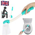 1pc Toilet Aids Tools Long Reach Comfort Wipe Bottom Self Wipe Aid Long Handled
