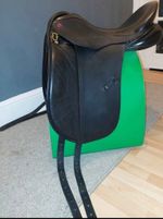 Albion K2 LEGEND 17" Black Leather Dressage Saddle Made in England MPN 295