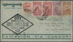 1931, BRAZIL, DORNIER DO-X PIONEER FLIGHT COVER FROM RIO DE JANEIRO TO NYC
