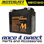 Motobatt Battery for Harley XL 1200 V Sportster Seventy-Two 2013-2016 AGM HD