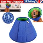 Pet Recovery Lightweight Dog Cone Collar Soft Anti Lick Wound Healing Puppy Cat