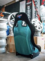 OUTSIDERS AUTO BUCKET SEAT FRP GLITER BACK BRIDE RECARO OMP SPARCO