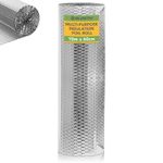 BLOSTM Foil Insulation Roll 10m x 60cm Radiator Reflector Panels Heat Energy