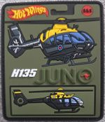 RAAF H135 Juno Helicopter Royal Australian Air Force Hot Wings 3D PVC Patch