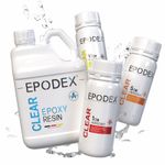 UK-EPODEX Epoxy Resin ECO Series, Clear/Metallic Epoxy Resin, up to 1cm,5cm,10cm