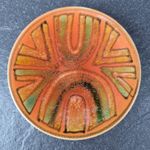 Poole Studio Pottery 2nd Period Pin Dish Uranium Glaze 1964-1966