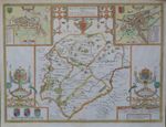 RUTLAND Original  early antique Map by  Speed c1676