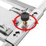Wood Panel Jig High Precision Circular Guide Rail Etched Scale