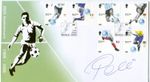 2006 FOOTBALL WORLD CUP GREAT BRITAIN BUCKINGHAM FDC SIGNED PELE +COA 92/175