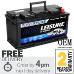 110ah Boat Marine Battery Low Height Leisure Battery LP110 12v