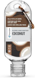 Palm Safe Coconut 60ml Anti Bacterial Premium Hand Sanitiser Travel Size