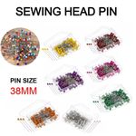 Pearl Headed Pins Assorted Colors for Dressmaking, Crafts, Weddings, Florists