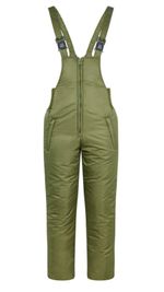 Olive Green Padded Bib & Brace Salopettes Pants Fishing Shooting Hiking