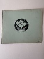 Vintage Ink Drawing Signed Tall Ship Maritime Art Miniature Artwork 1922 Rare