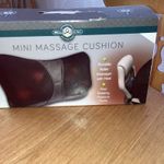 Well Being Mini Rotating Massage Pillow with Heat, Black, Corded Electric