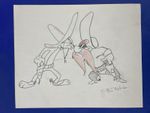Friz Freleng Drawing on paper (Handmade) signed