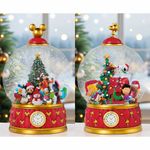 Christmas Snow Globe With Glitter And LED Lights