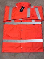 Hi-Vis Traffic Jacket Orange Large Size