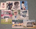 Motorsport Goodwood Hand Signed Autographed Photos X10