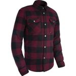 OXFORD KICKBACK 2.0 CHECK RED BLACK MOTORCYCLE RIDING ARAMID SHIRT
