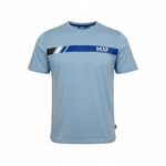 MAP Graphic T Shirt Sky Blue Clearance