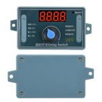 DC 5V 12V 24V 10A Delay Time Relay Module Adjustable LED Timer Control Switch UK