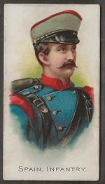 ATC A.T.C. (USA)-MILITARY UNIFORMS 1894 ("A" TYPE SET BACK)-#21- QUALITY CARD!!
