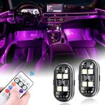 1-8PCS Wireless Led Strobe Lights for Car, USB Type C Rechargeable Flashing