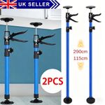 2X 115-290CM ADJUSTABLE DRYWALL PLASTERBOARD BUILDER CEILING EASY SUPPORT PROPS