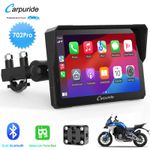 Carpuride W702Pro Motorcyc Play Intercom Function Wireless CarPlay Android Auto