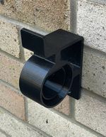 Type 2 EV Charger Wall Mount Bracket 90 deg Low Profile - RH
