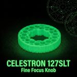 StellarGrip 127SLT Focus Knob – Glow-in-the-Dark Upgrade (Celestron 127SLT) 40mm