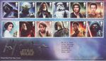 GB Stamps First Day Cover Star Wars (1st issue), TV, film, SF, space SHS 2015