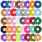 Luxury Satin Scrunchie Hair Tie – Large Shimmer Ponytail Bobble For Thick Hair