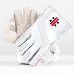 Gray Nicolls Wicketkeeping Gloves - Classic Players White Sz Large - Ex Display