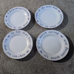 Very Rare Lurpak Plates Full Set of 4 from 2007  
