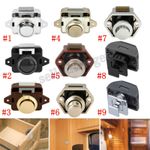 5-20PCS Push Button Camper Pop Up Cupboard Catch Lock RV Caravan Motorhome Baot
