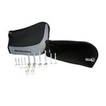 Barkbusters BBZ Blizzard Fabric Handguards - Black/Grey Pair Universal