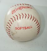 Official Genuine LIGHTNING Softball Baseball Large light 10cm Ball Soft