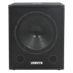 Vonyx SWA18 18" Active Powered DJ Subwoofer 1000W - Deep Bass Performance
