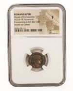 Rare Constantine II Roman AE3;4 (AD 316-340) - NGC Certified - Fine (F)