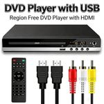 Region Free DVD Player with HDMI - 1080p Upscaling Multi-Region DVD Player UK