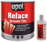 1 x Upol Reface Polyester Spray Filler 2.5 L & Hardener UPOL BEST PRICE