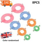 8pcs Pom pom Maker Fluff Ball Weaver Needle Bobble Craft DIY Tool